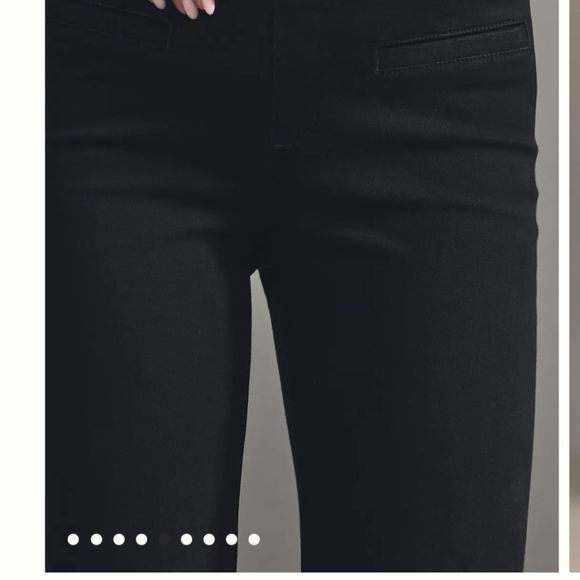 NWT Anthropologie Pilcro Retro Low Rise Pull On Flare Leg Jeans in Elm - Picture 5 of 6